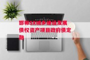 邯郸SX城乡建设发展债权资产项目政府债定融