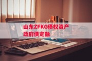 山东ZFKG债权资产政府债定融