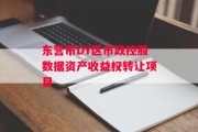 东营市DY区市政控股数据资产收益权转让项目