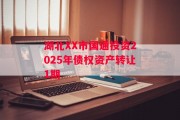 湖北XX市国通投资2025年债权资产转让1期