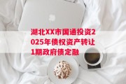 湖北XX市国通投资2025年债权资产转让1期政府债定融