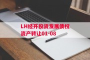 LH经开投资发展债权资产转让01-08