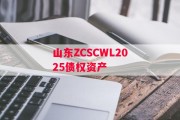 山东ZCSCWL2025债权资产