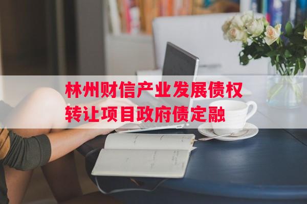 林州财信产业发展债权转让项目政府债定融