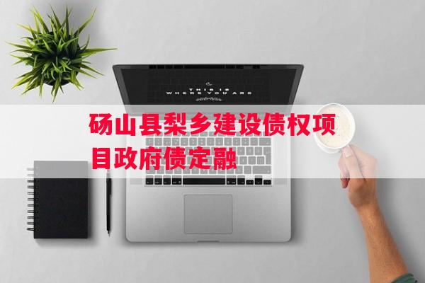 砀山县梨乡建设债权项目政府债定融