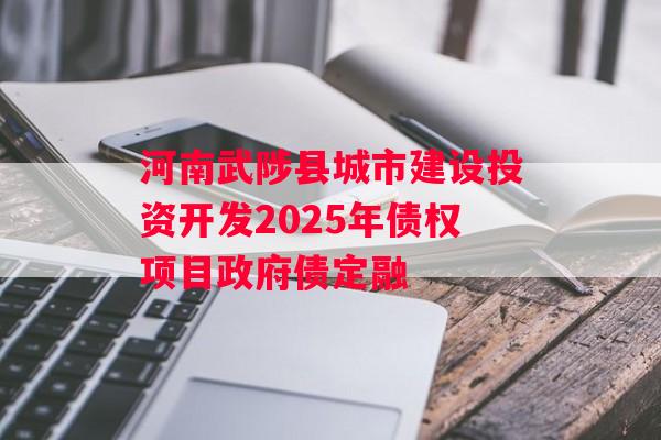河南武陟县城市建设投资开发2025年债权项目政府债定融